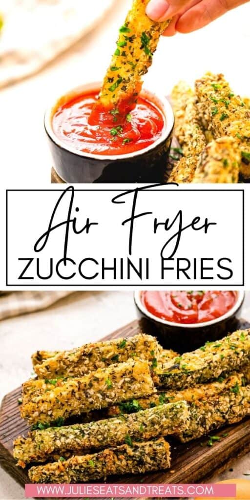 Air Fryer Zucchini Fries JET Pin Image