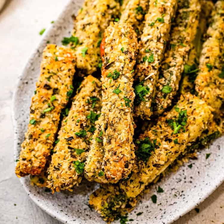 Baked Zucchini Fries Square Cropped Image