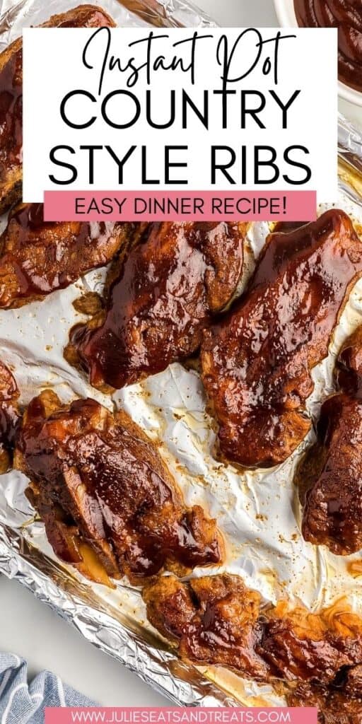 Instant Pot Country Style Ribs JET Pin Image