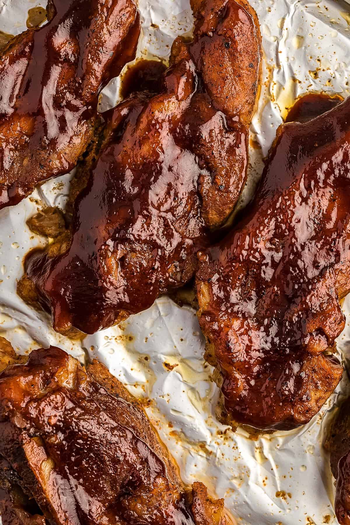 Broiled Country Style Ribs with BBQ Sauce