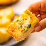 Air Fryer Cheesy Garlic Bread Recipe Square