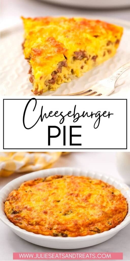 Cheeseburger Pie JET Pin Image