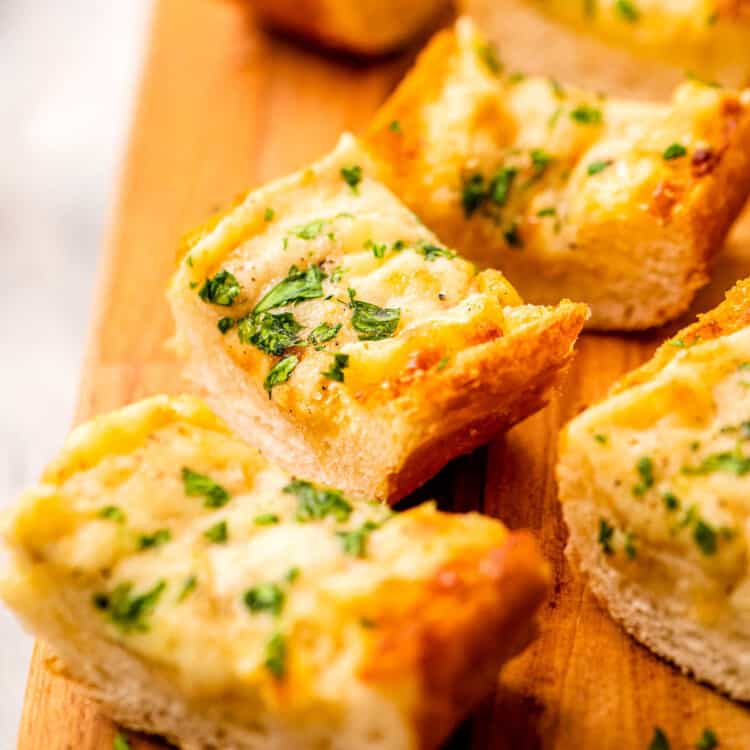 Cheesy Garlic Bread Square cropped image