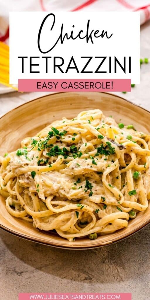 Chicken Tetrazzini JET Pinterest Image