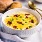 Instant Pot Potato Soup Recipe Square cropped image