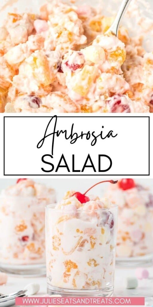 Ambrosia Salad - {5 Cup Salad} - Julie's Eats & Treats