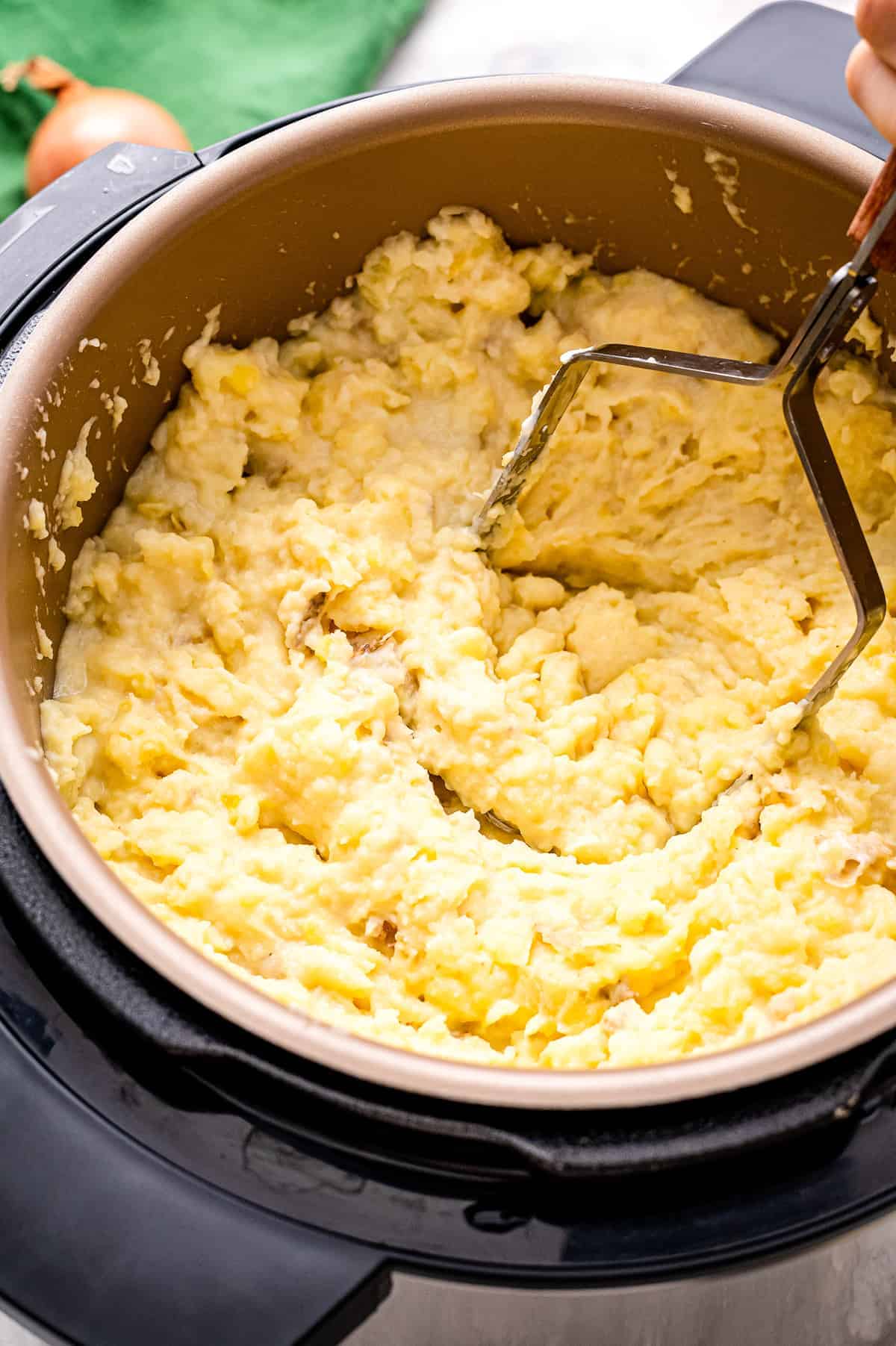 Potato mashed mashing potatoes in Instant Pot