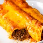 Beef Enchiladas Square cropped image