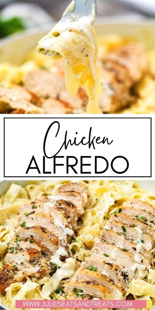 Chicken Alfredo JET Pinterest Image