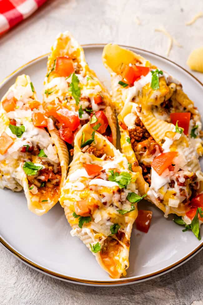 Taco Stuffed Shells Easy Dinner! Julie's Eats & Treats