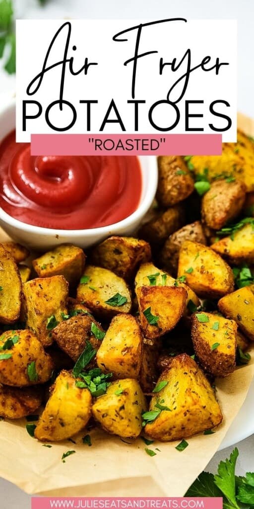 Air Fryer Potatoes JET Pinterest Image