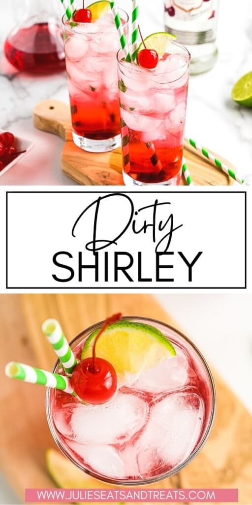 Dirty Shirley Cocktail JET Pin Image