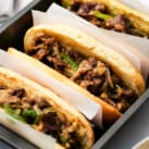 Philly Cheesesteak Square cropped image