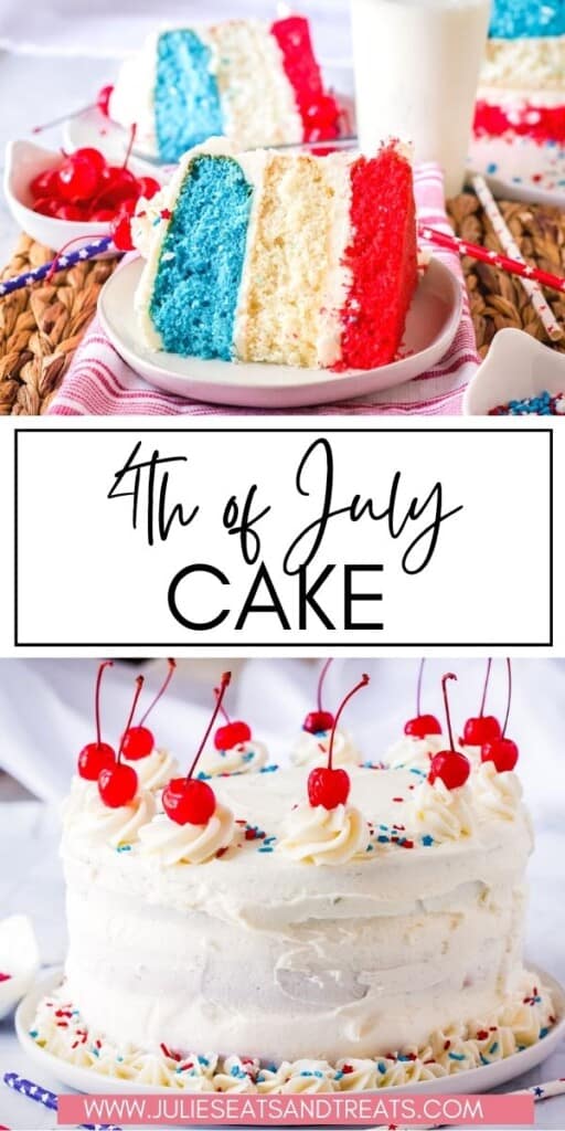 4th of July Cake JET Pin Image