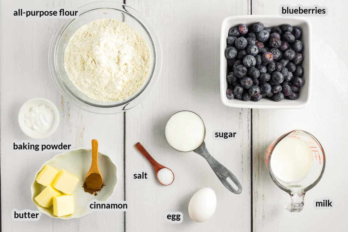 Blueberry Coffee Cake Ingredients