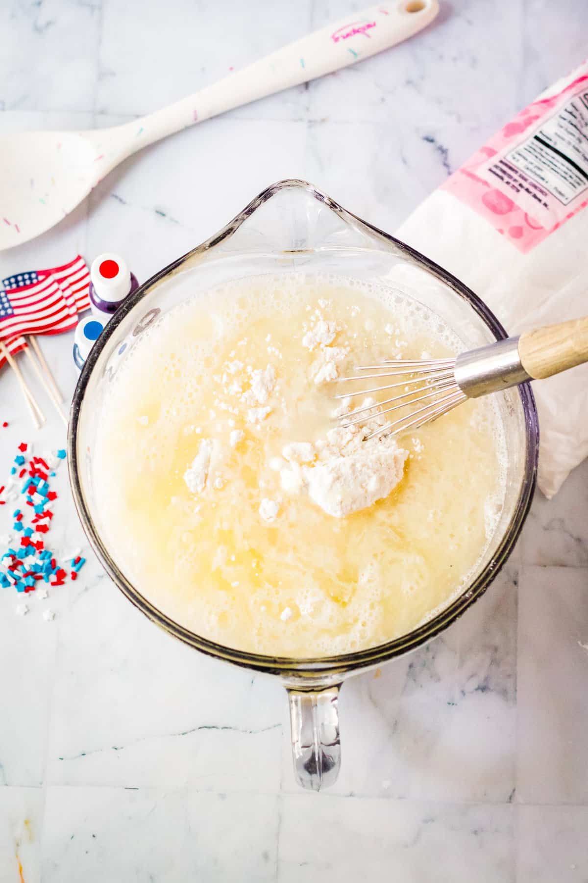 Ingredients for white cake