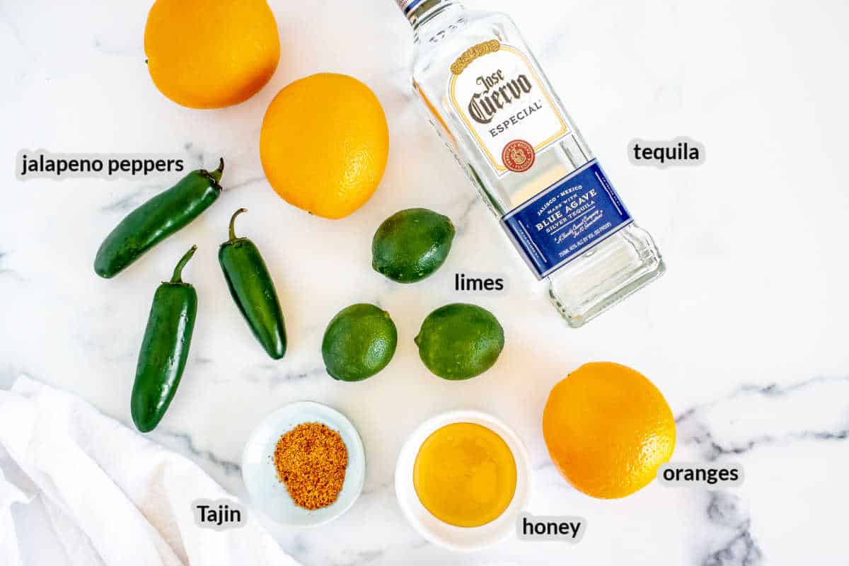 Skinny Spice Margarita Ingredients