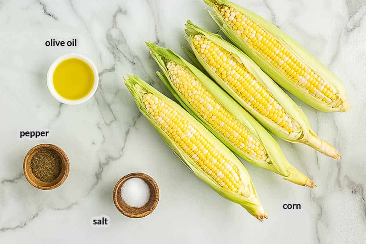 Air Fryer Corn on the Cob Ingredients