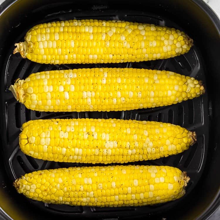 Air Fryer Corn on the Cob Square cropped image