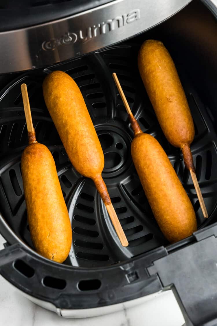 Air Fryer Corn Dogs Julie's Eats & Treats