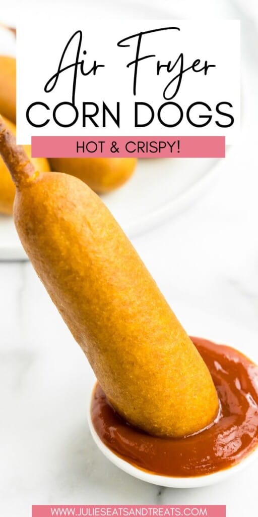 Air Fryer Corn Dogs JET Pinterest Image