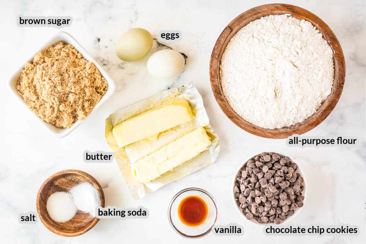 Classic Chocolate Chip Cookie Ingredients