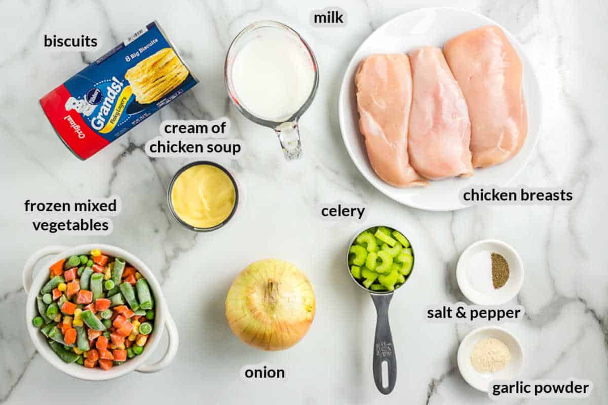 Crock Pot Chicken Pot Pie Ingredients