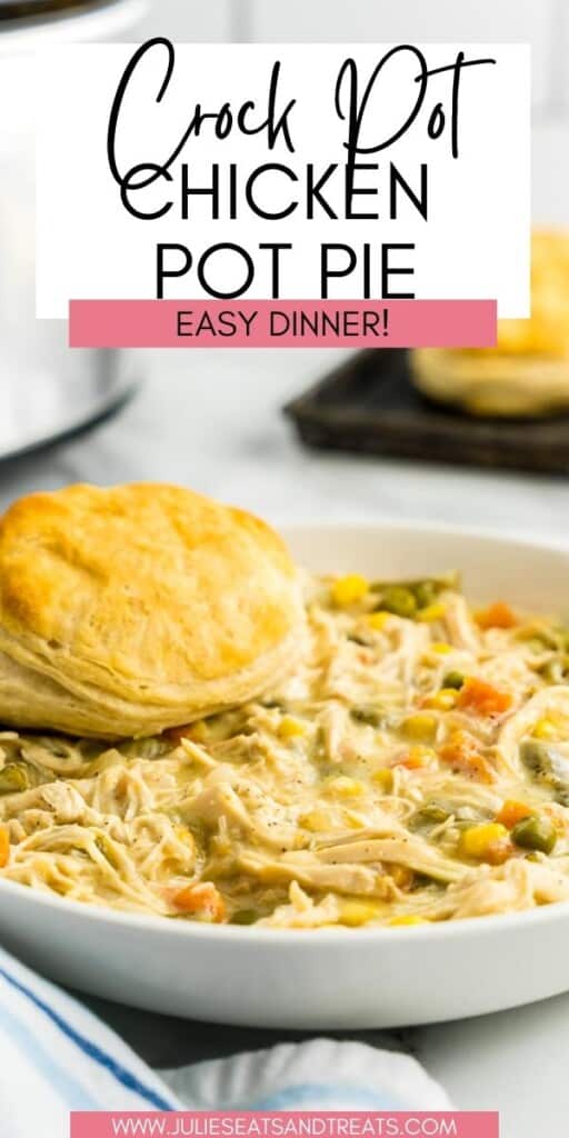 Crock Pot Chicken Pot Pie JET Pin Image