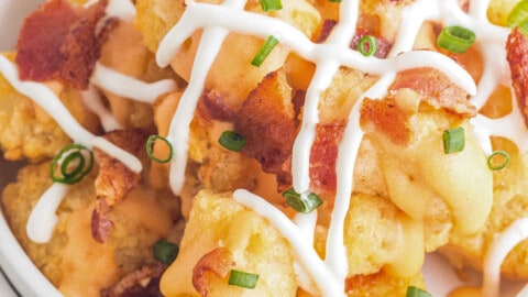 Loaded Tater Tots - Julie's Eats & Treats ®