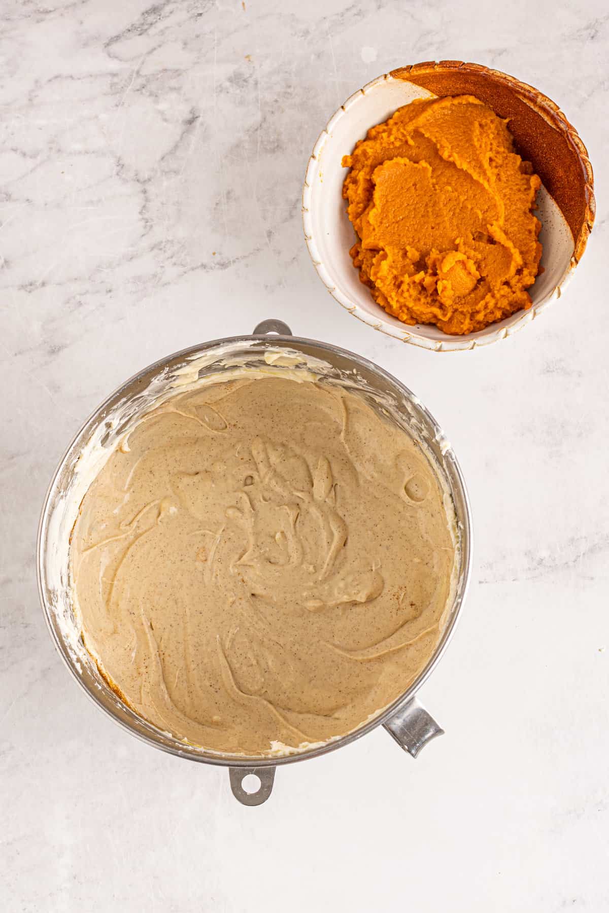 Pumpkin Cheesecake filling for bars