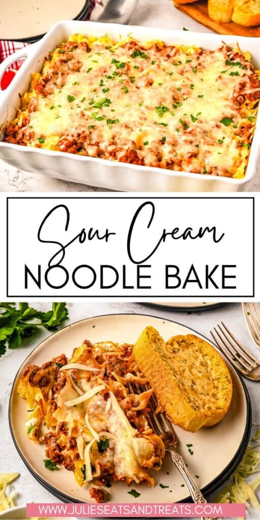 Sour Cream Noodle Bake JET Pin Image