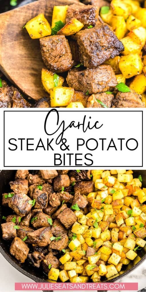 Steak and Potato Bites JET Pinterest Image