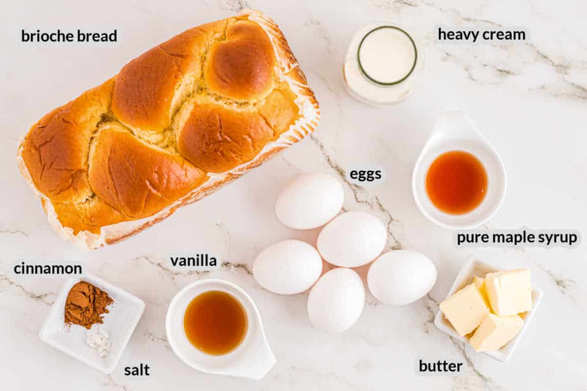 Brioche French Toast Ingredients