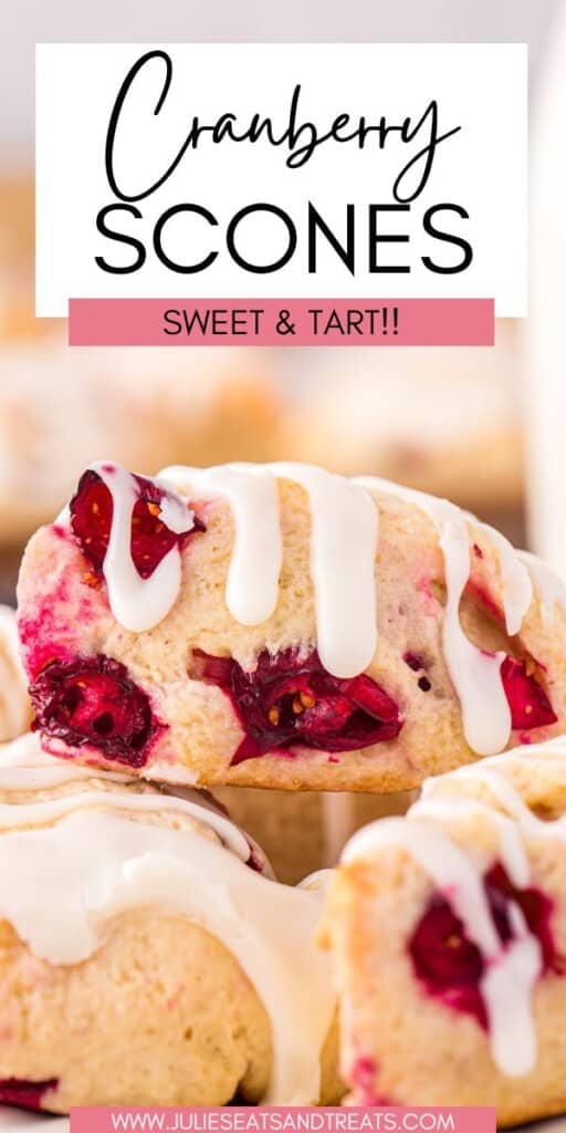 Cranberry Scones JET Pinterest Image