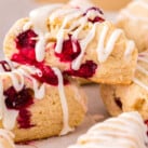 Cranberry Scones Square