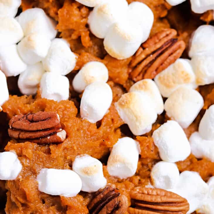 Crock Pot Sweet Potato Casserole - Julie's Eats & Treats