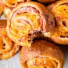 Ham and Cheese Pinwheels Square cropped image