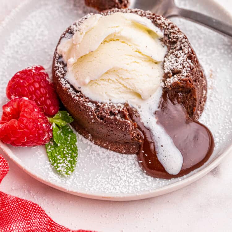 Chocolate Lava Cake Square cropped image