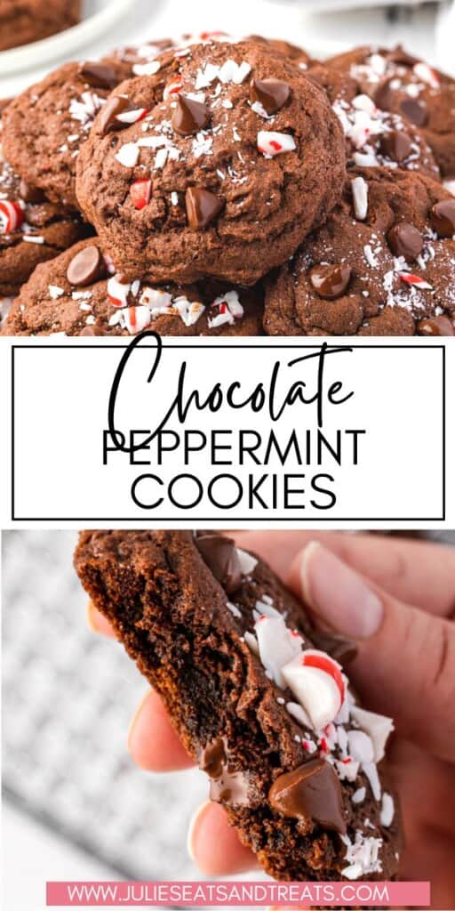 Chocolate Peppermint Cookies JET Pinterest Image (1)