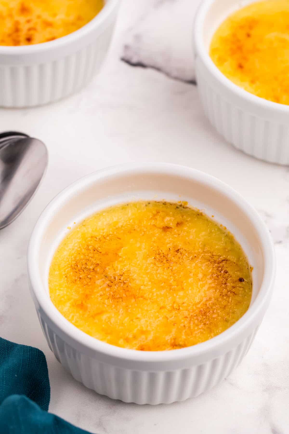 Creme Brulee after being torched
