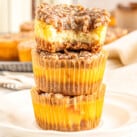 Pecan Pie Mini Cheesecakes square