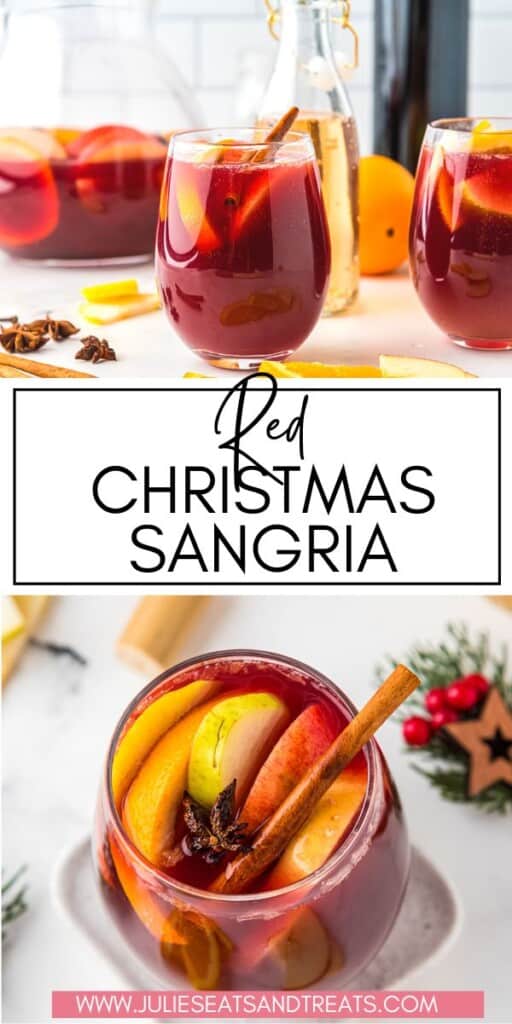 Red Christmas Sangria JET Pin Image