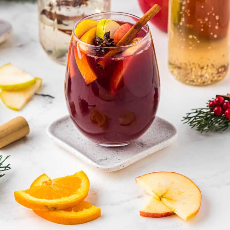 Red Christmas Sangria Square cropped image