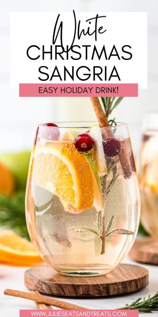 White Christmas Sangria JET Pin Image