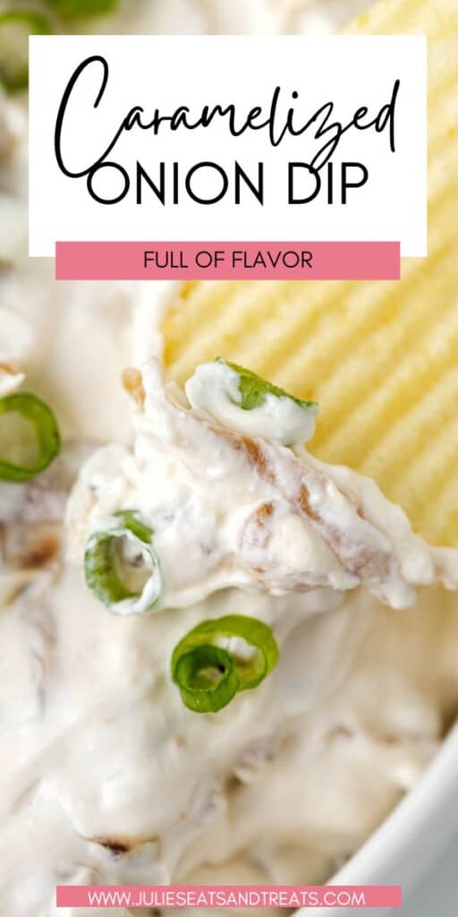 Caramelized Onion Dip JET Pinterest Image