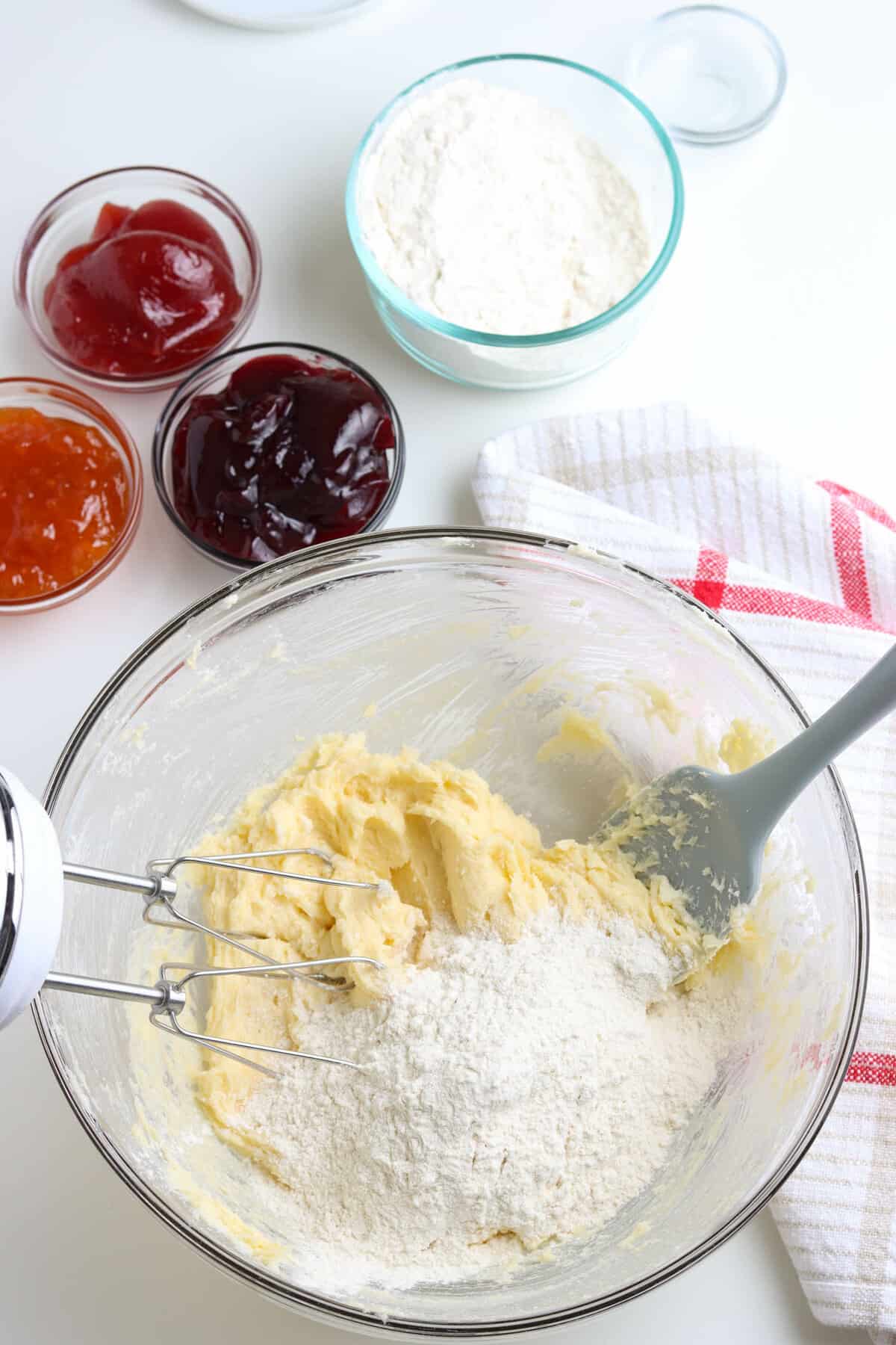 Adding Dry Ingredients to Wet Ingredients for Cookies dough