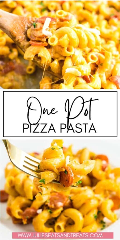 One Pot Pizza Pasta JET Pin Image