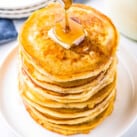Buttermilk Pancake Recipes Square cropped image
