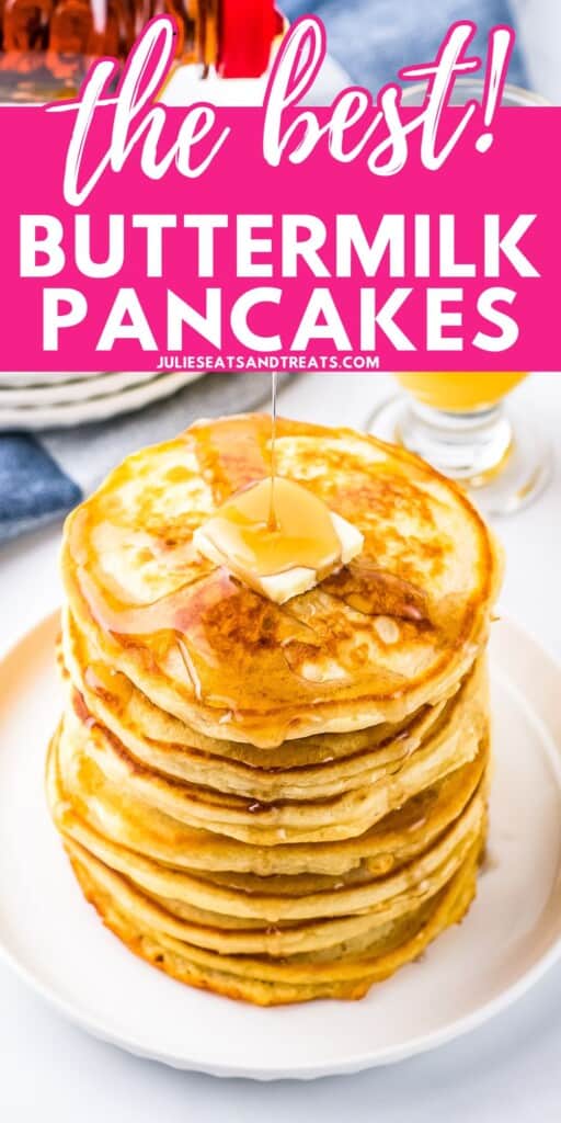 Buttermilk Pancakes Pinterest Image