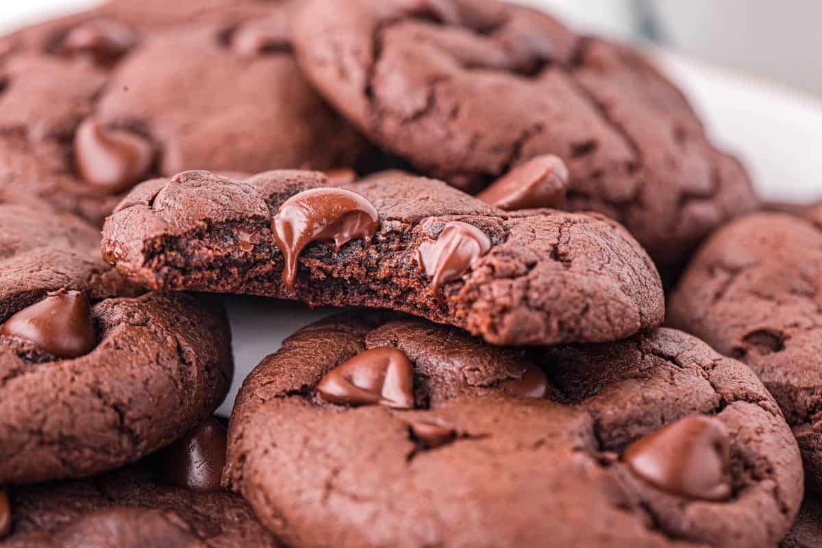 Cake Mix Chocolate Cookies